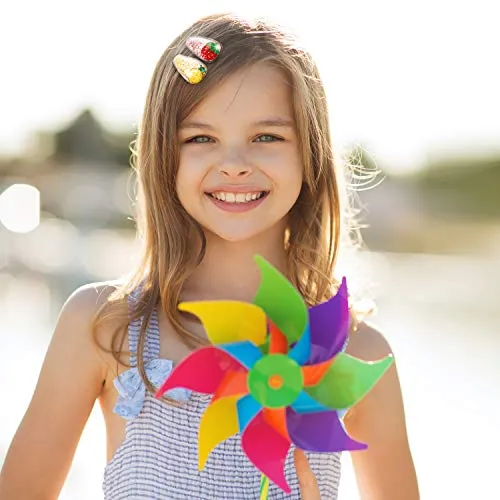 15 Pieces Snap Hair Clips for Girls Sparkle Fruit Transparent Hair Clips Quicksand Bling Sequin Hairpins Sweet Barrette Styling Accessories Gift for Children Girls