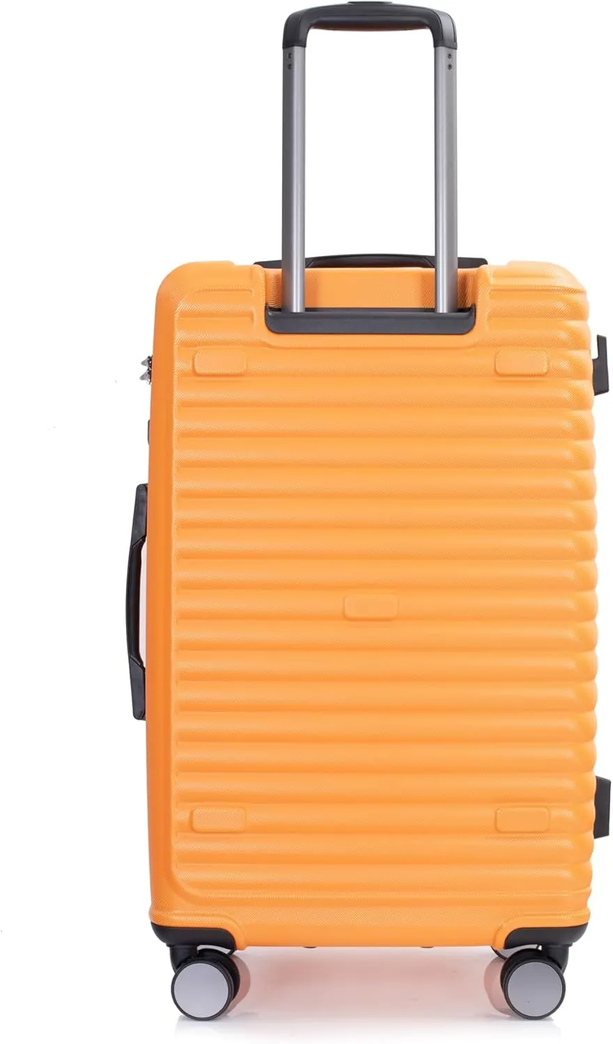 3 Piece Luggage Sets with TSA Lock, Lightweight Suitcase with 2 Hooks and 360 Degree Double Spinner Wheels for Men Women (21in/25in/29in)/(20in/24in/28in) Orange(20/24/28) As Shown One Size