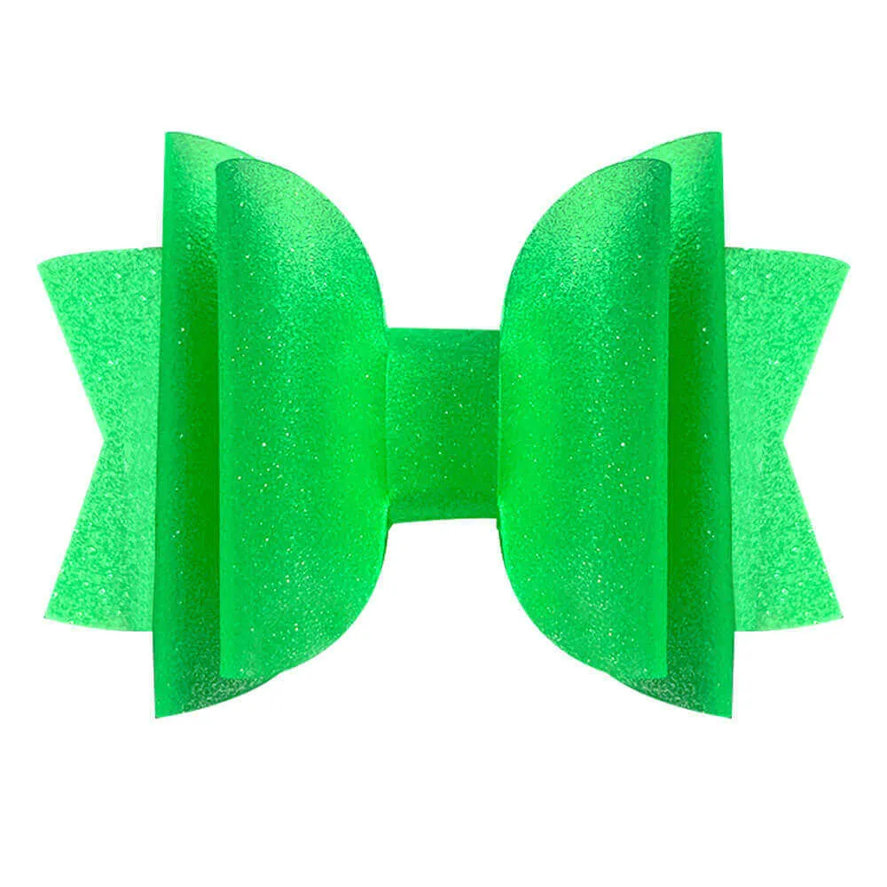 30pcs Sparkle PVC Jelly Hair Bows