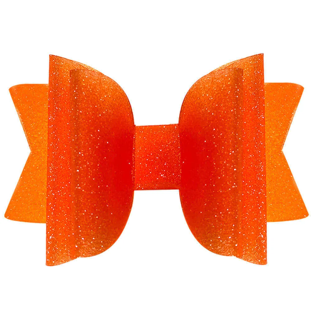 30pcs Sparkle PVC Jelly Hair Bows