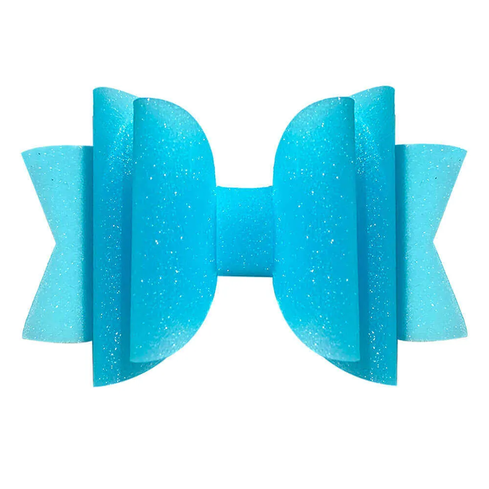 30pcs Sparkle PVC Jelly Hair Bows