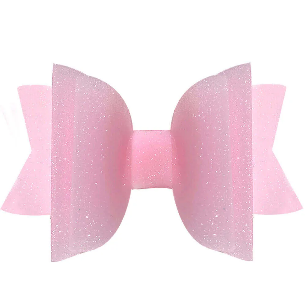 30pcs Sparkle PVC Jelly Hair Bows