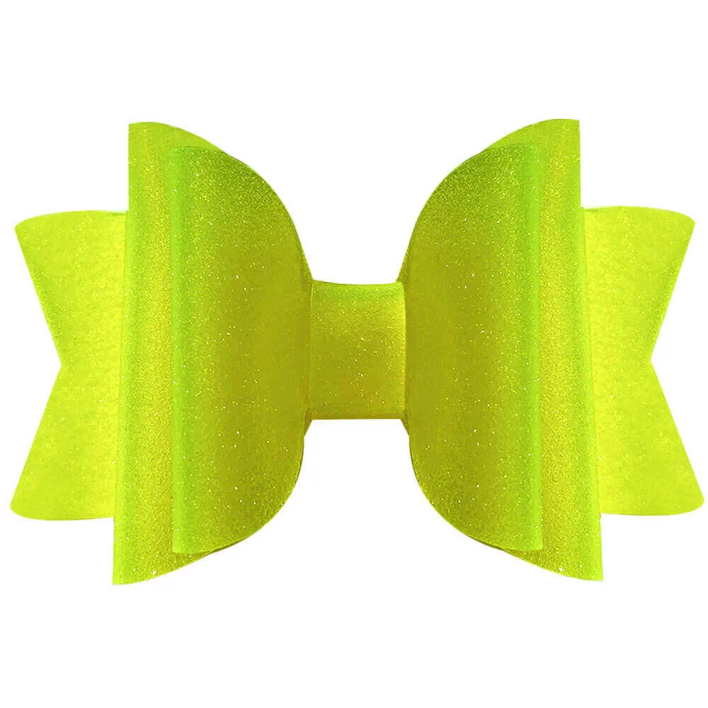 30pcs Sparkle PVC Jelly Hair Bows