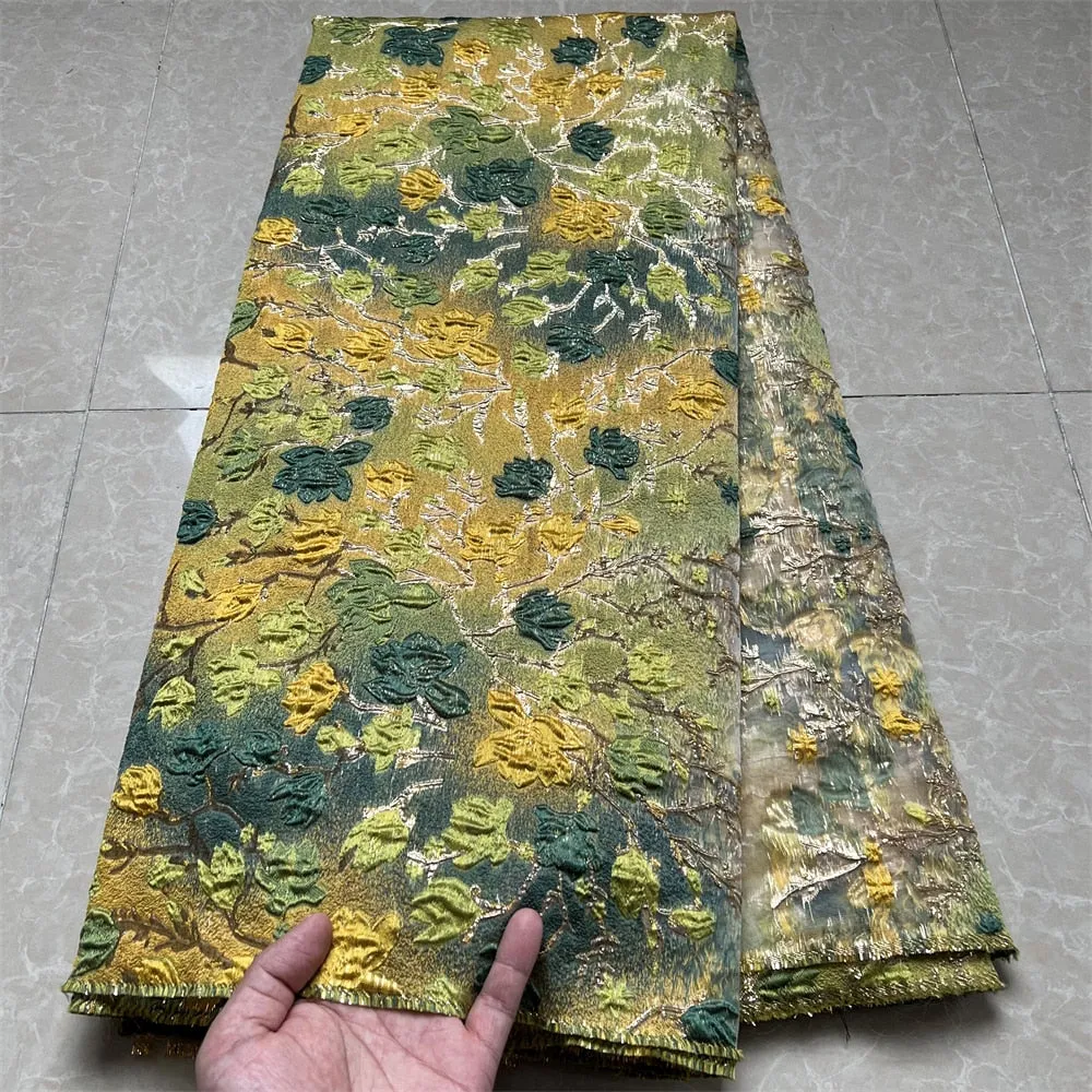 5 YARDS / 6 COLORS /  Melanie Watercolor Floral Viscose Jacquard Woven Fabric for Dresses, Jackets, Suits, Shirts, Skirts Lining