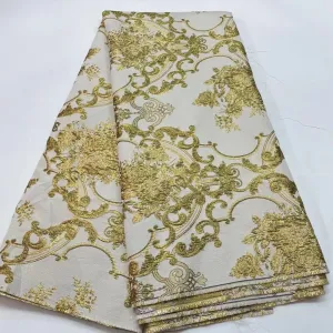 5 YARDS / 8 COLORS / Elegant Large Damask Viscose Jacquard Woven Fabric for Dresses, Jackets, Suits, Shirts, Skirts Lining