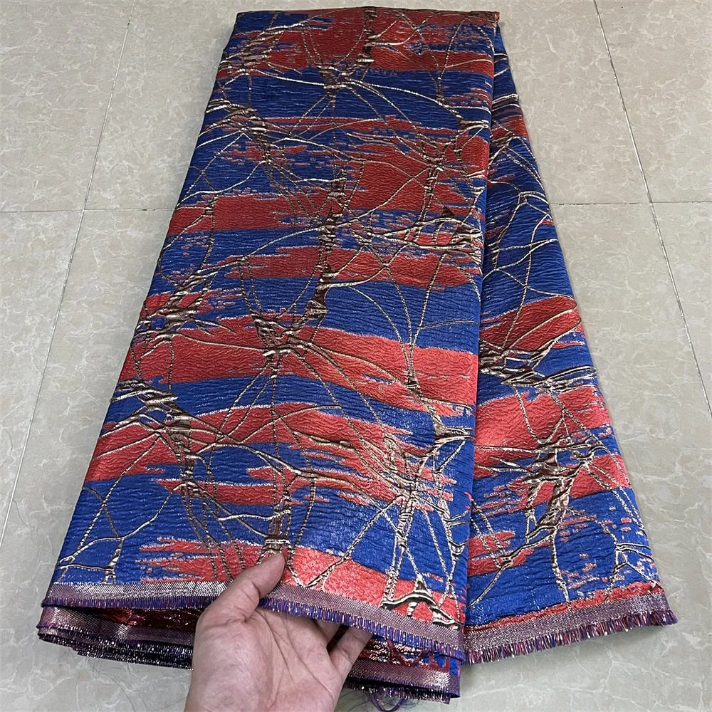 5 YARDS / 9 COLORS / Milo Abstract Waves Viscose Jacquard Woven Fabric for Dresses, Jackets, Suits, Shirts, Skirts Lining