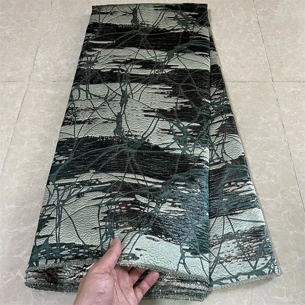 5 YARDS / 9 COLORS / Milo Abstract Waves Viscose Jacquard Woven Fabric for Dresses, Jackets, Suits, Shirts, Skirts Lining