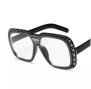 80s 90s Sunglasses Vintage Rapper DJ Glasses Hippie The Starr Eyeglasses, Unisex