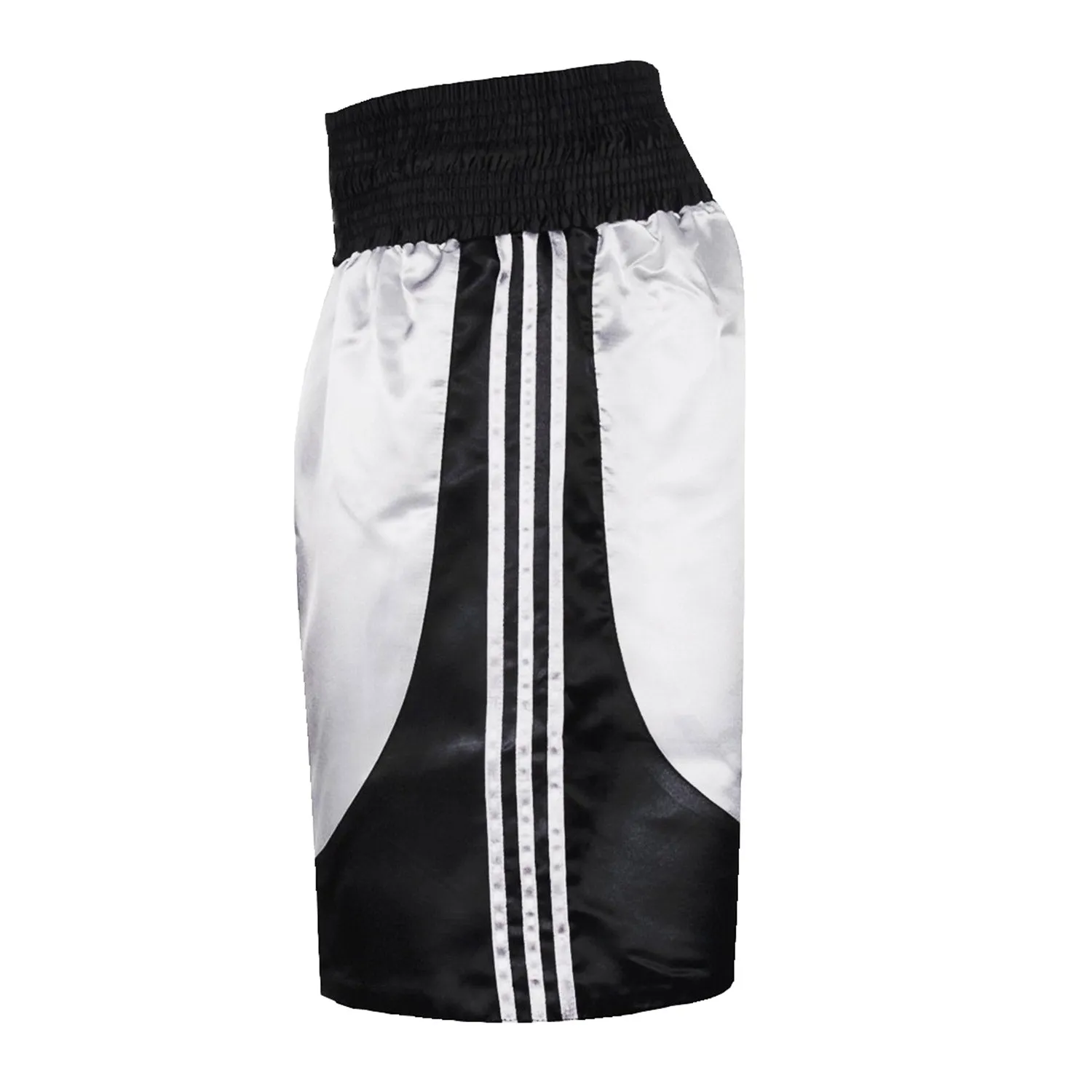 Adidas Martial Arts Adult Black Silver MMA Muay Thai & Boxing Shorts ADISMB03 [RDA]