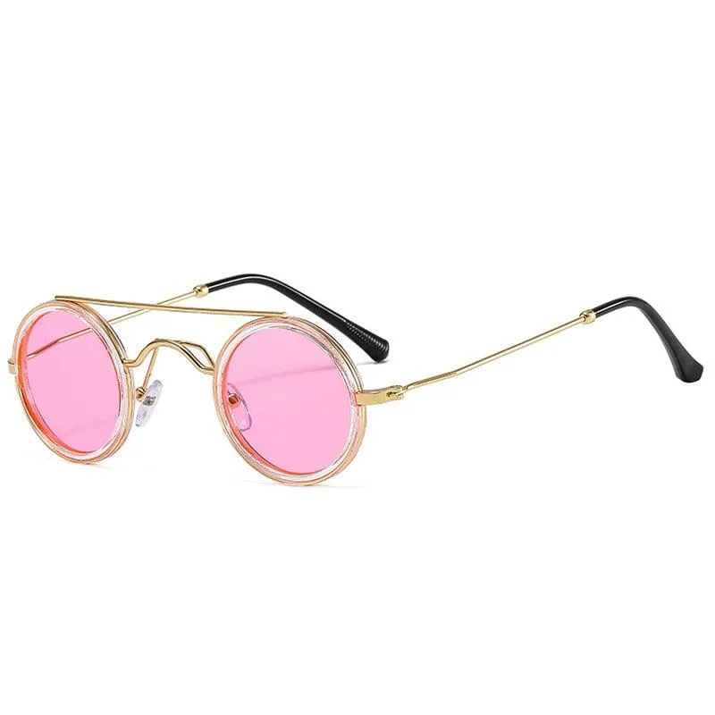 Asher Retro Round Sunglasses