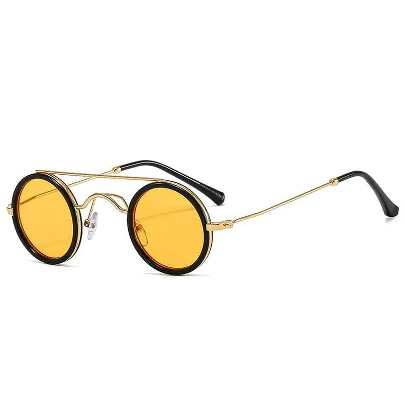 Asher Retro Round Sunglasses