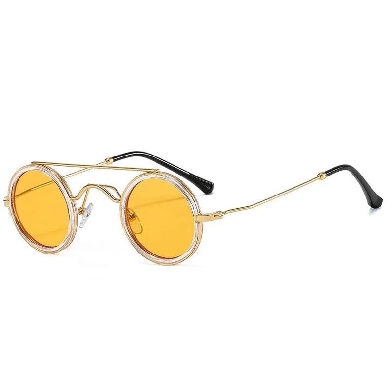Asher Retro Round Sunglasses