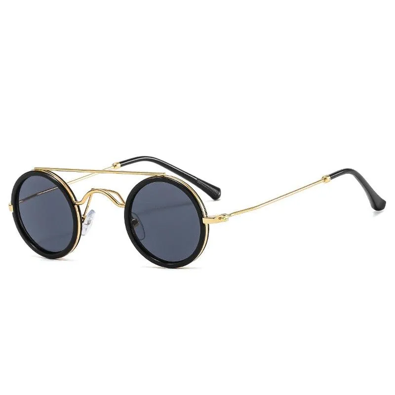 Asher Retro Round Sunglasses