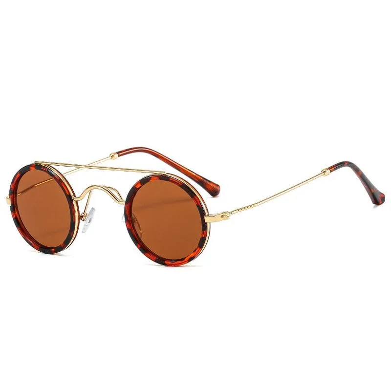 Asher Retro Round Sunglasses