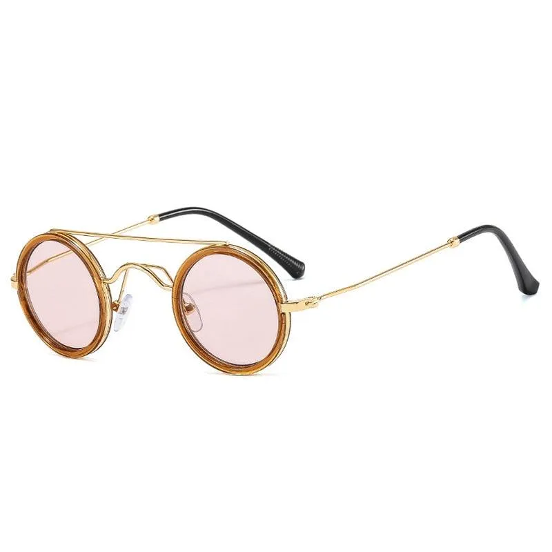 Asher Retro Round Sunglasses