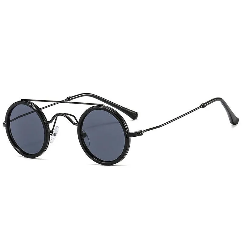 Asher Retro Round Sunglasses