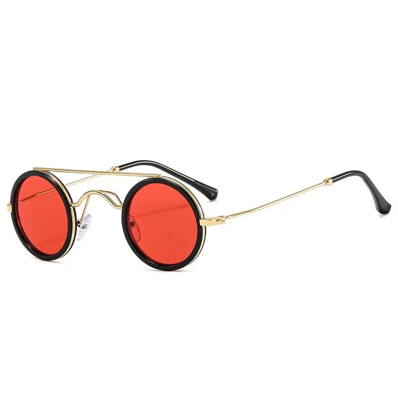 Asher Retro Round Sunglasses