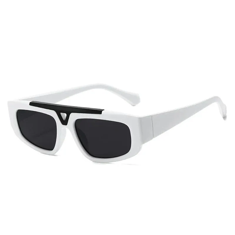 Azriel Retro Rectangular Sunglasses