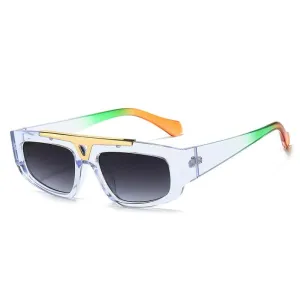 Azriel Retro Rectangular Sunglasses