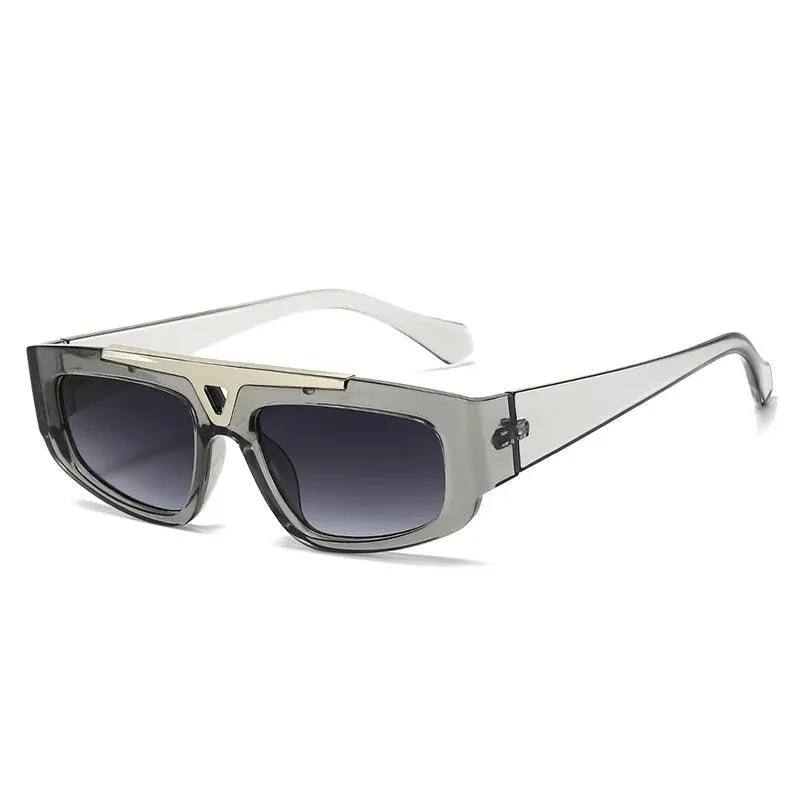 Azriel Retro Rectangular Sunglasses