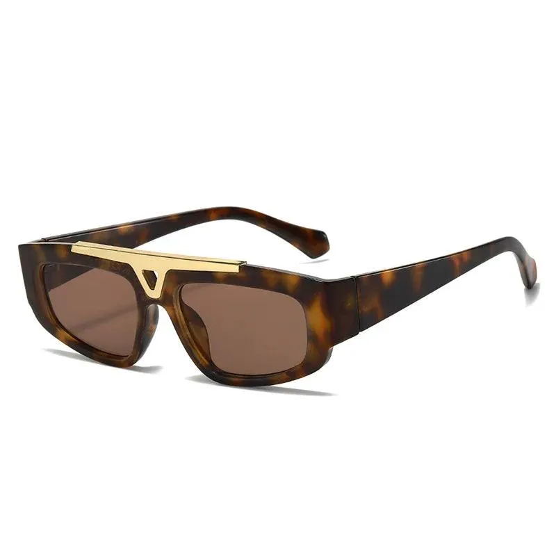 Azriel Retro Rectangular Sunglasses