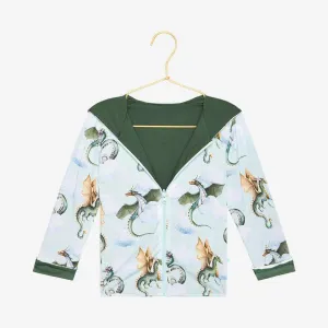 Bamboo Long Sleeve Reversible Jacket - Percy (Dragons)