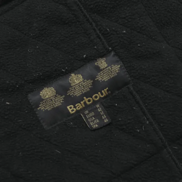 BARBOUR International Quilted Jacket Black Womens UK 16
