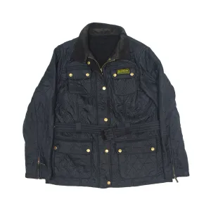 BARBOUR International Quilted Jacket Black Womens UK 16