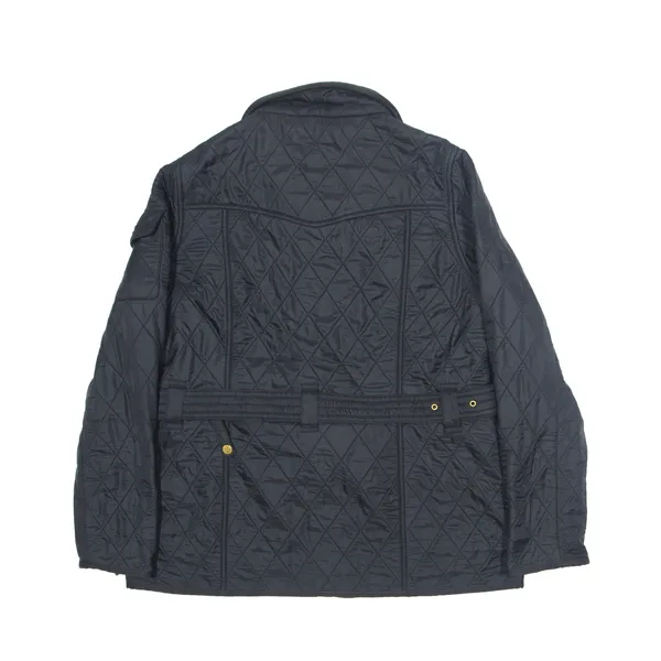 BARBOUR International Quilted Jacket Black Womens UK 16