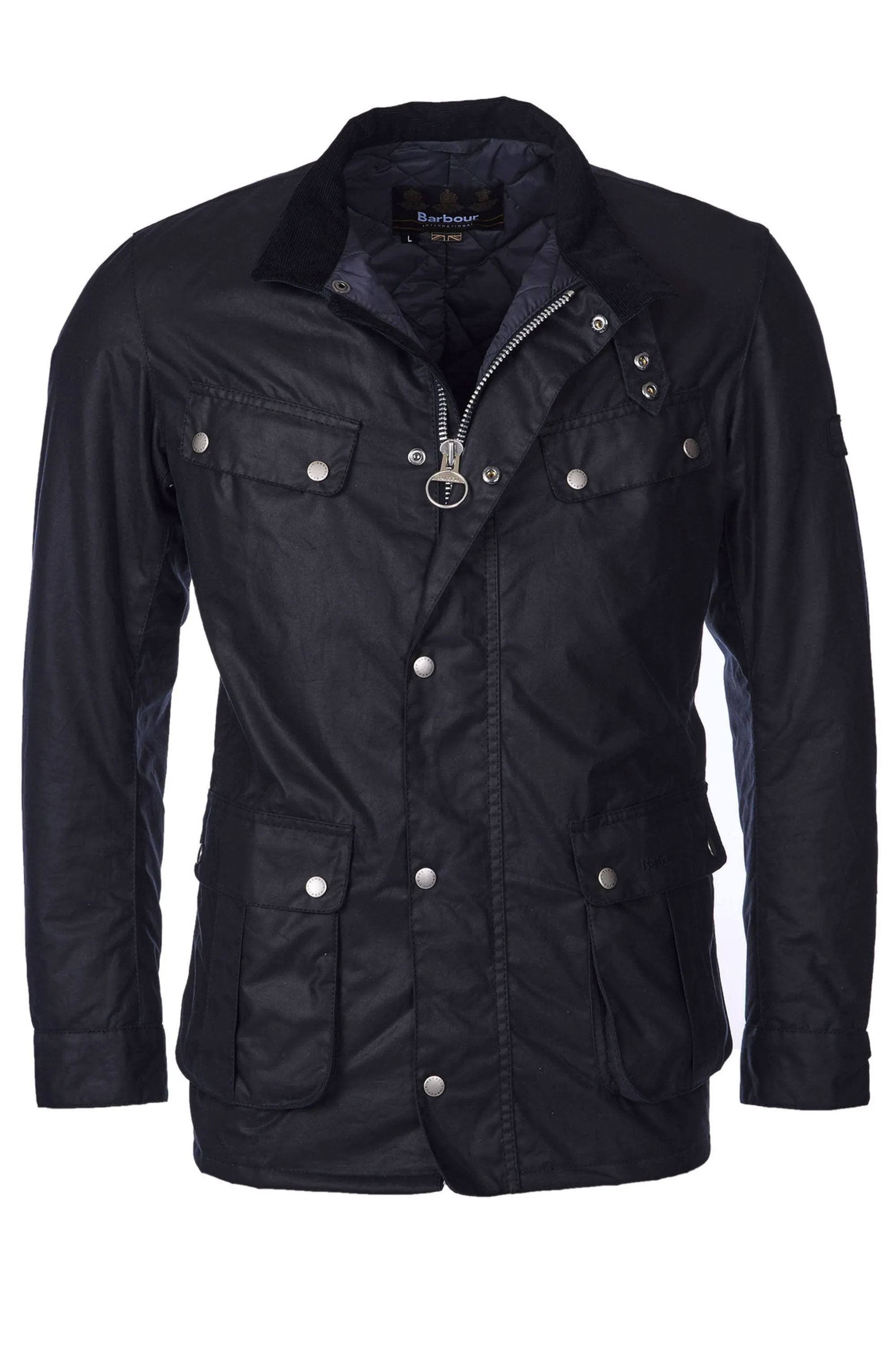 Barbour International Tourer Wax Duke Jacket Navy