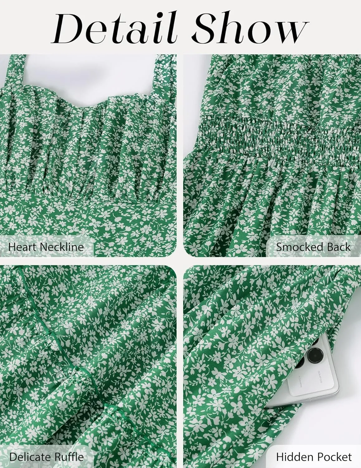 BeryLove Women's 2025 Summer Floral Boho Dress Casual Ruffle Tiered Beach Vacation Dress