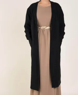 Black Cozy Signature Sweater