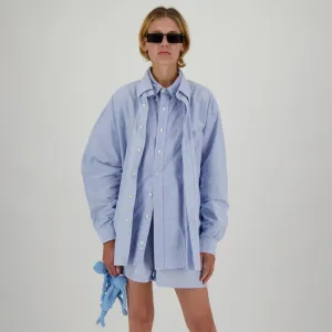 Blue Double Collar Shirt