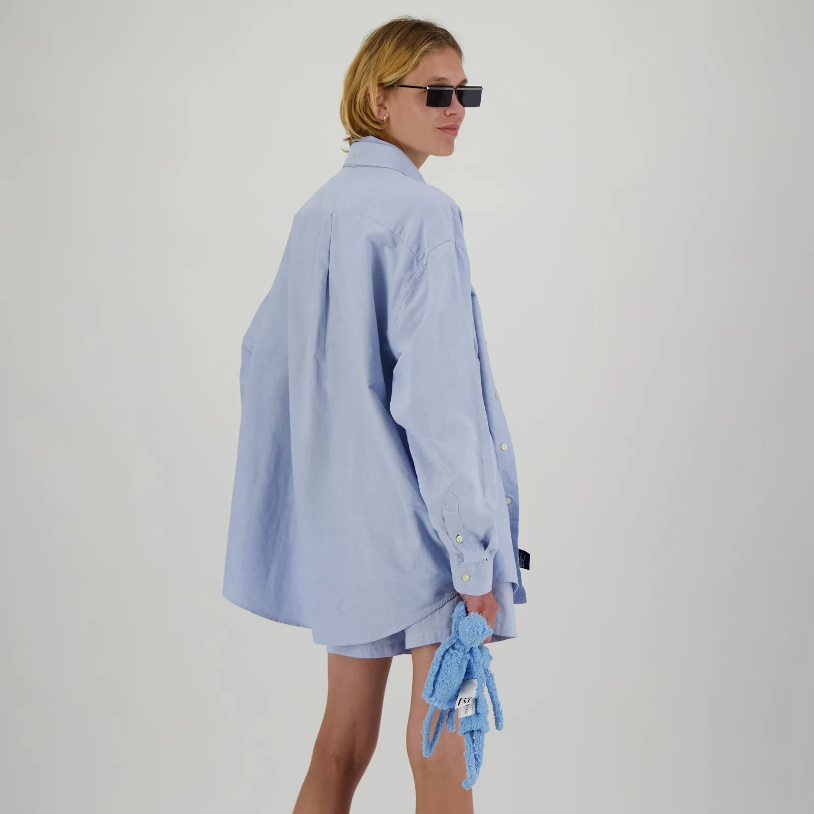 Blue Double Collar Shirt