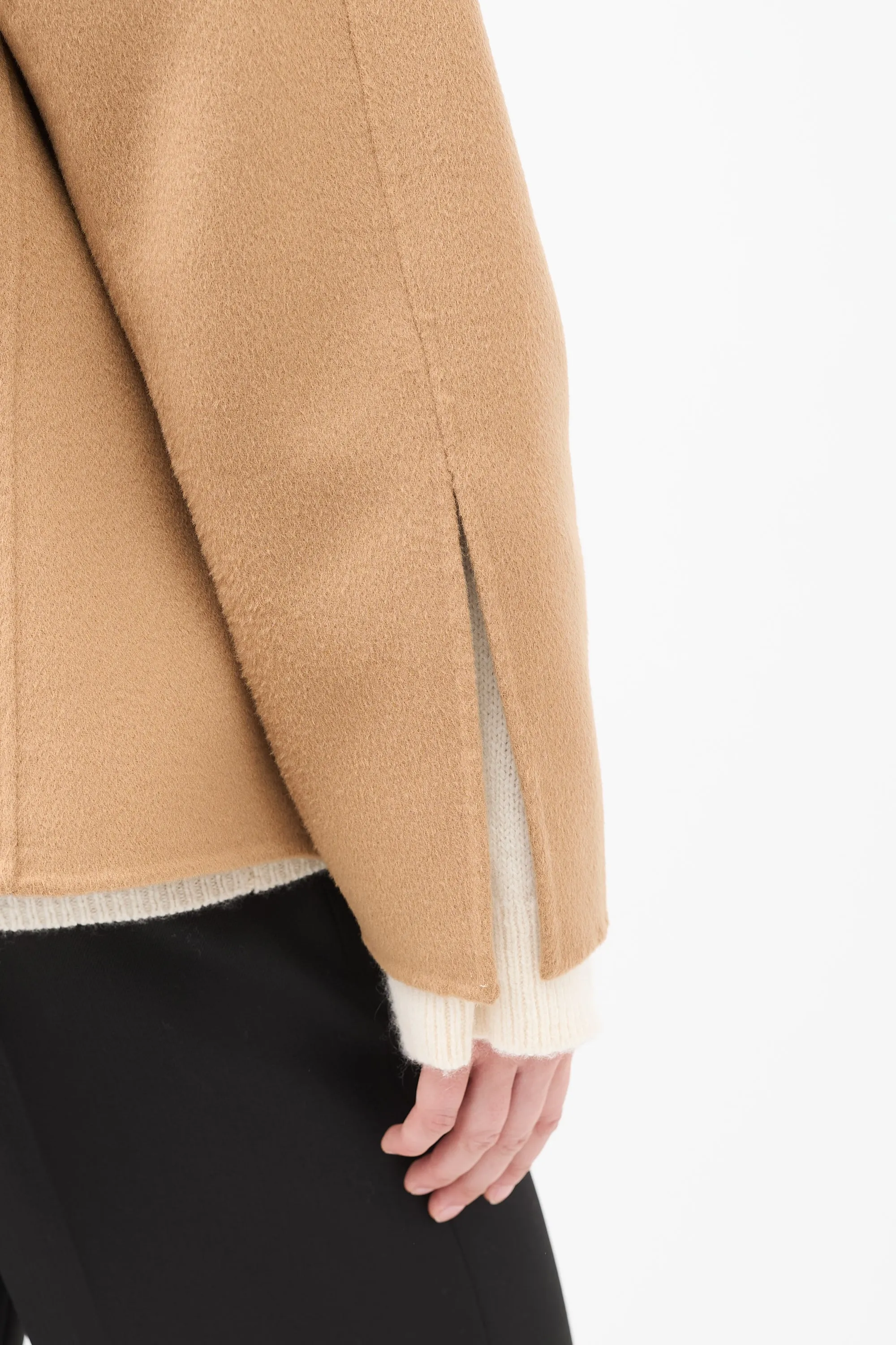 Brown Wool Army Double Jacket