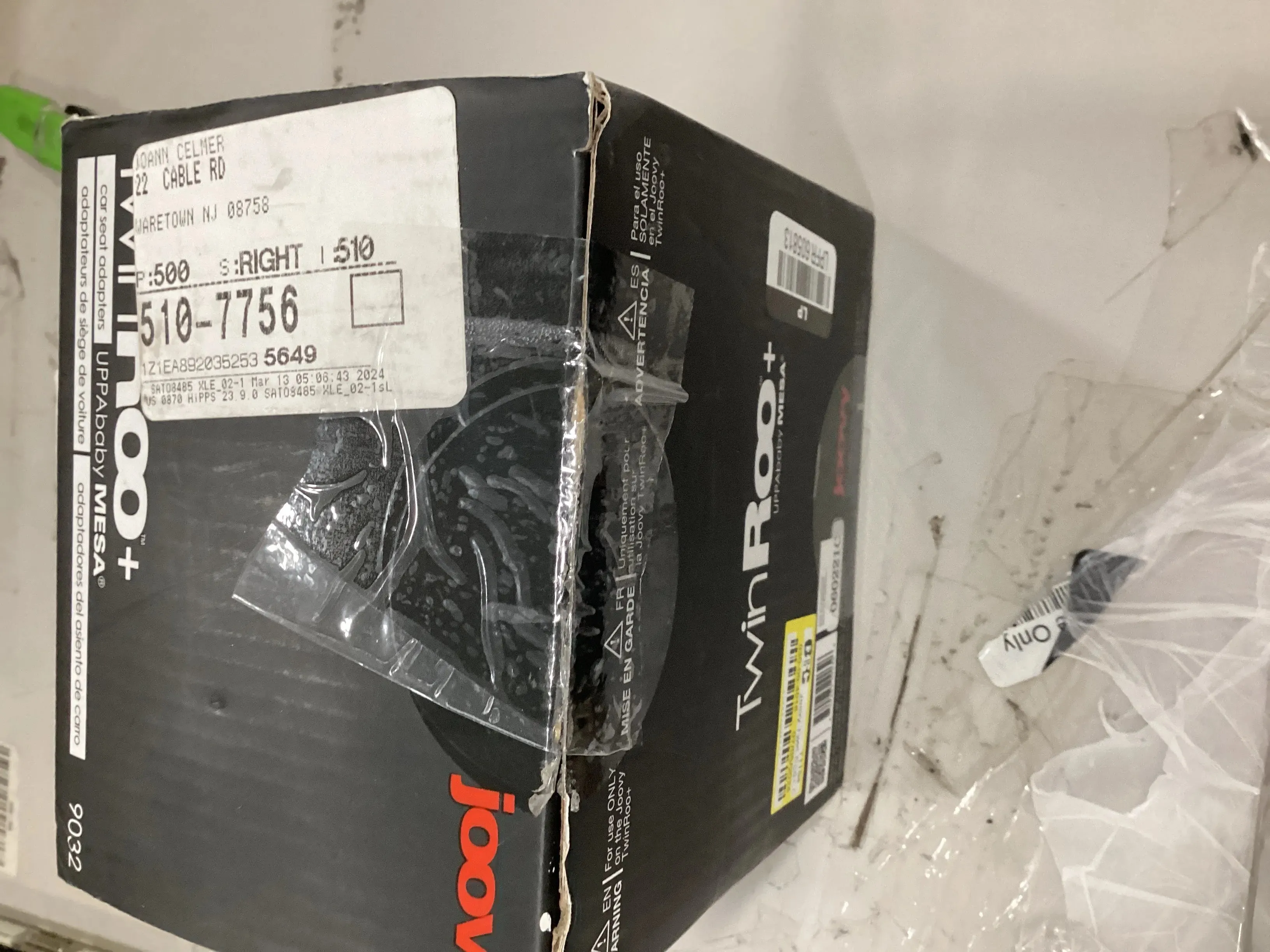 Car Seat Adapter - Gray
