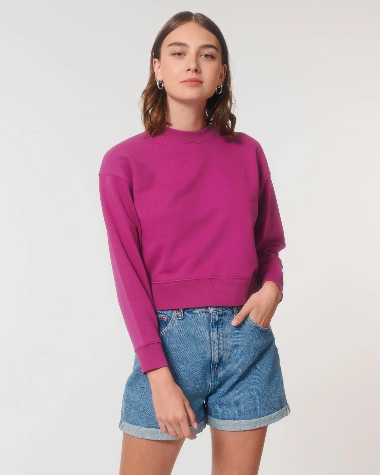 Chic Organic Women's Cropped Sweatshirt - 300 g/m² | Stella Cropster STSW873