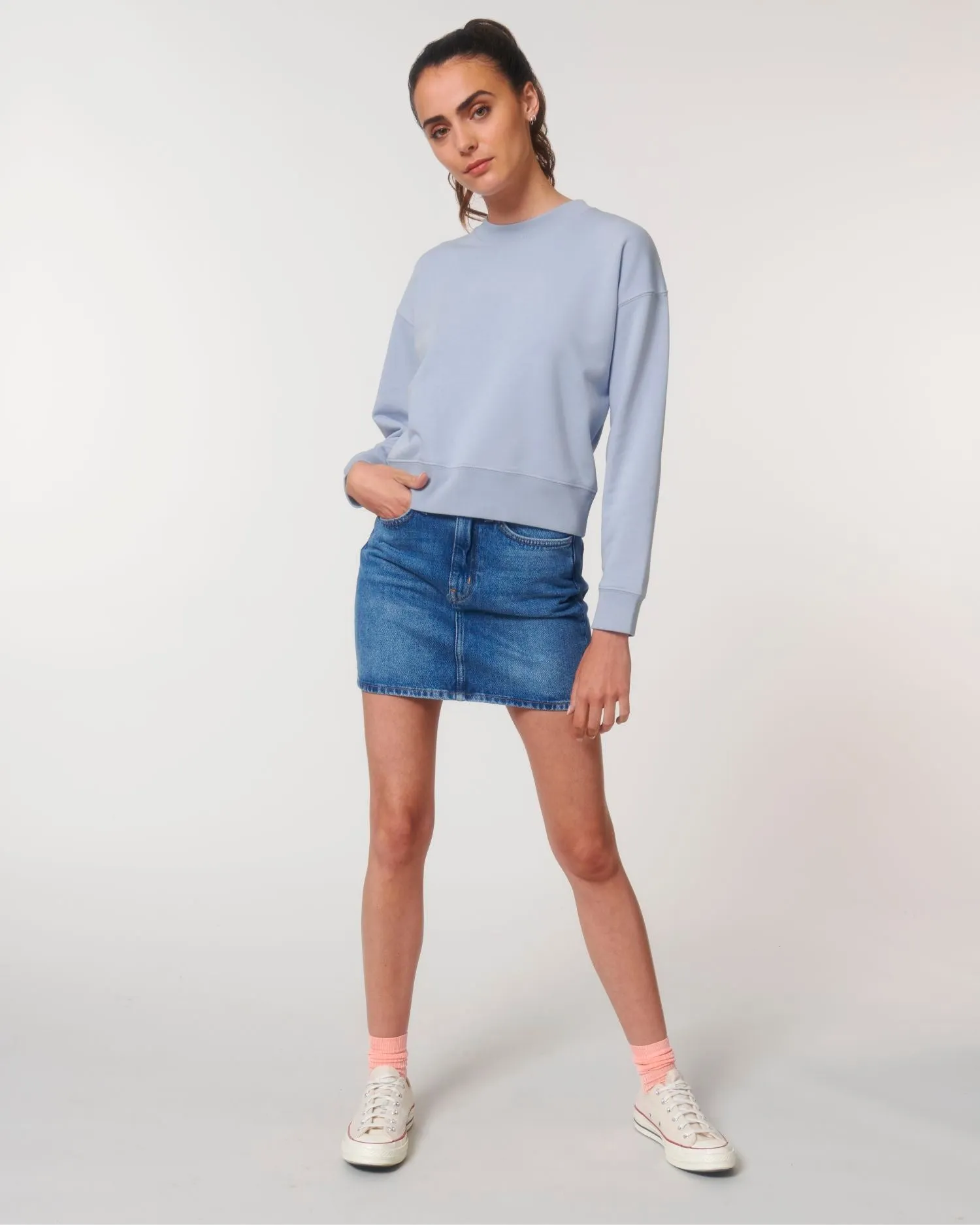 Chic Organic Women's Cropped Sweatshirt - 300 g/m² | Stella Cropster STSW873