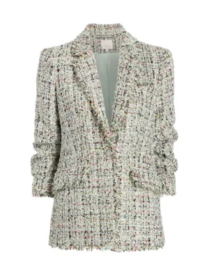 Cinq à Sept Anya Boucle Khloe Blazer in Patina Multi