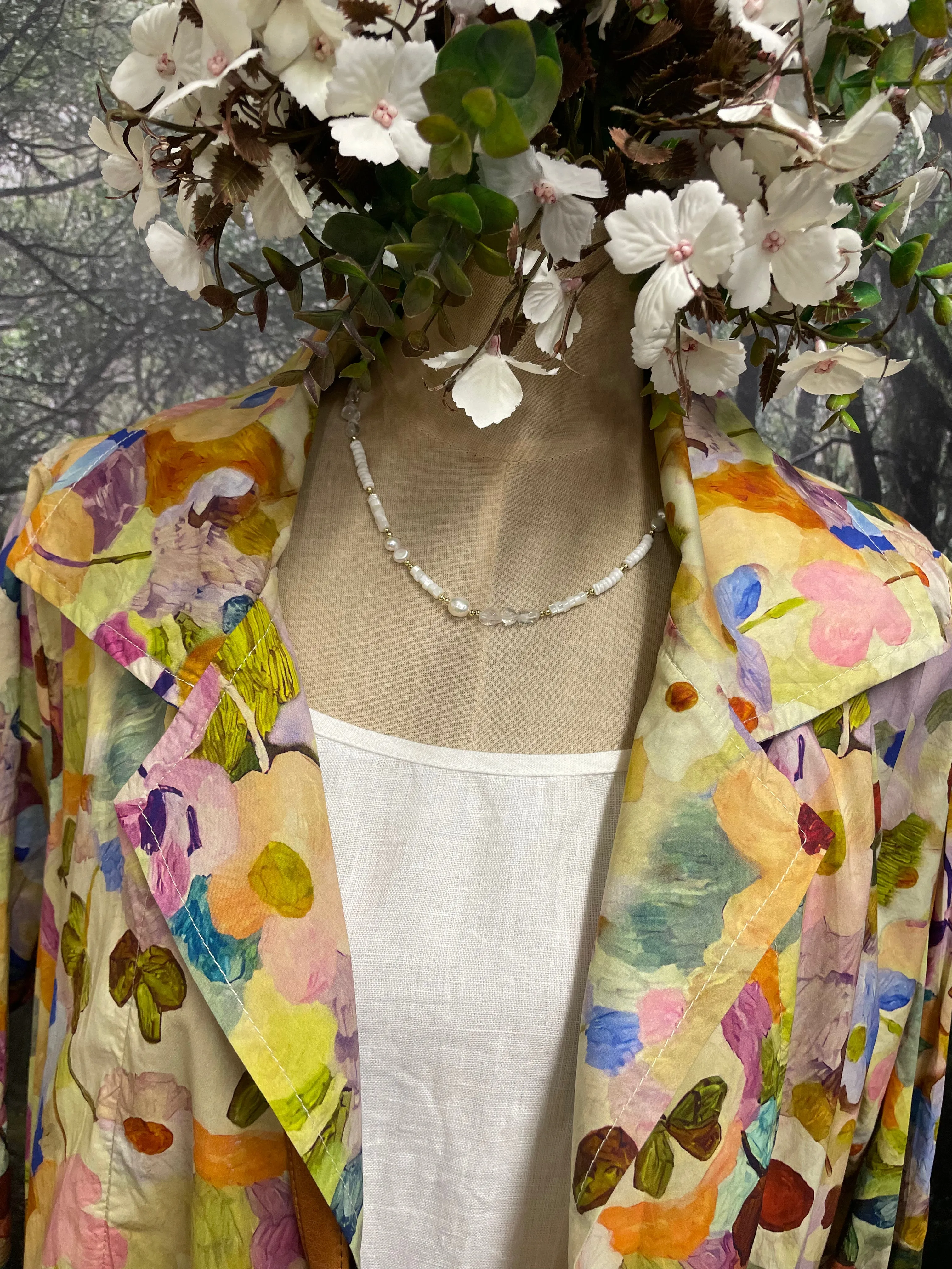 Citrus floral Taya coat