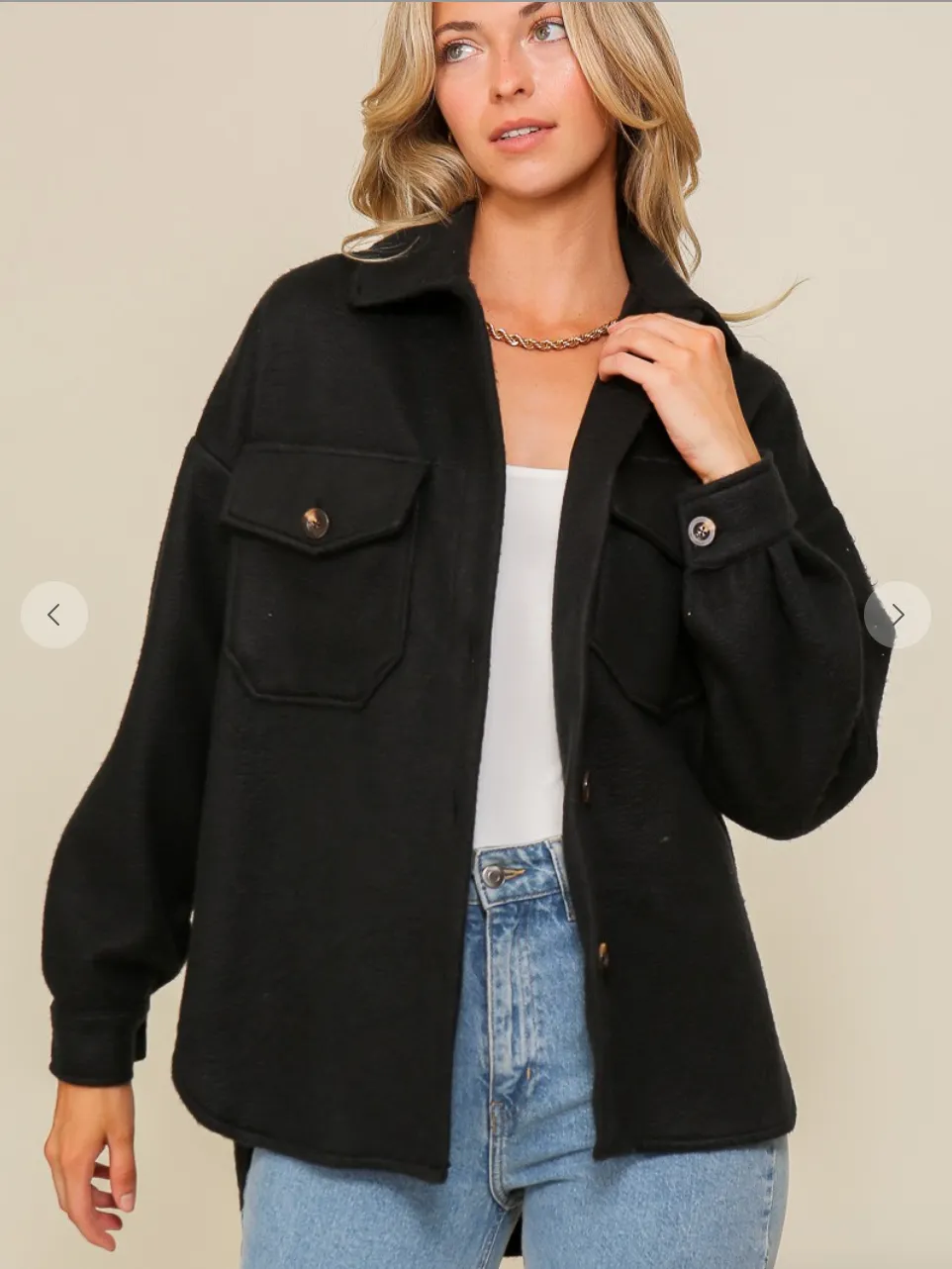 Cozy Button Down Jacket