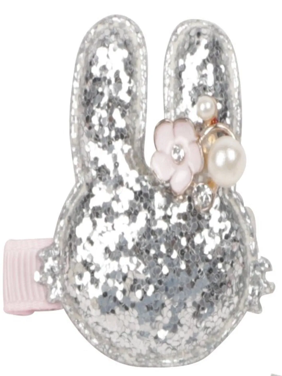 Cute Hair Clips Set for Girls - Silver, Pack of 2
