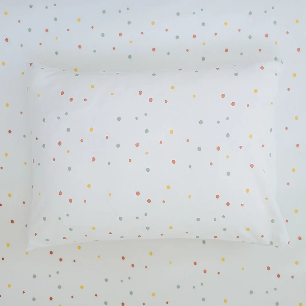 Ecolino® Pillowcases, 100% Organic Cotton, 2 Pack, Oat   Dots