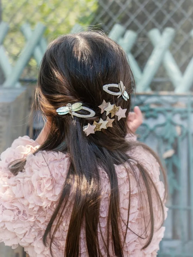 Enchanted Shimmer Star Hair Clips