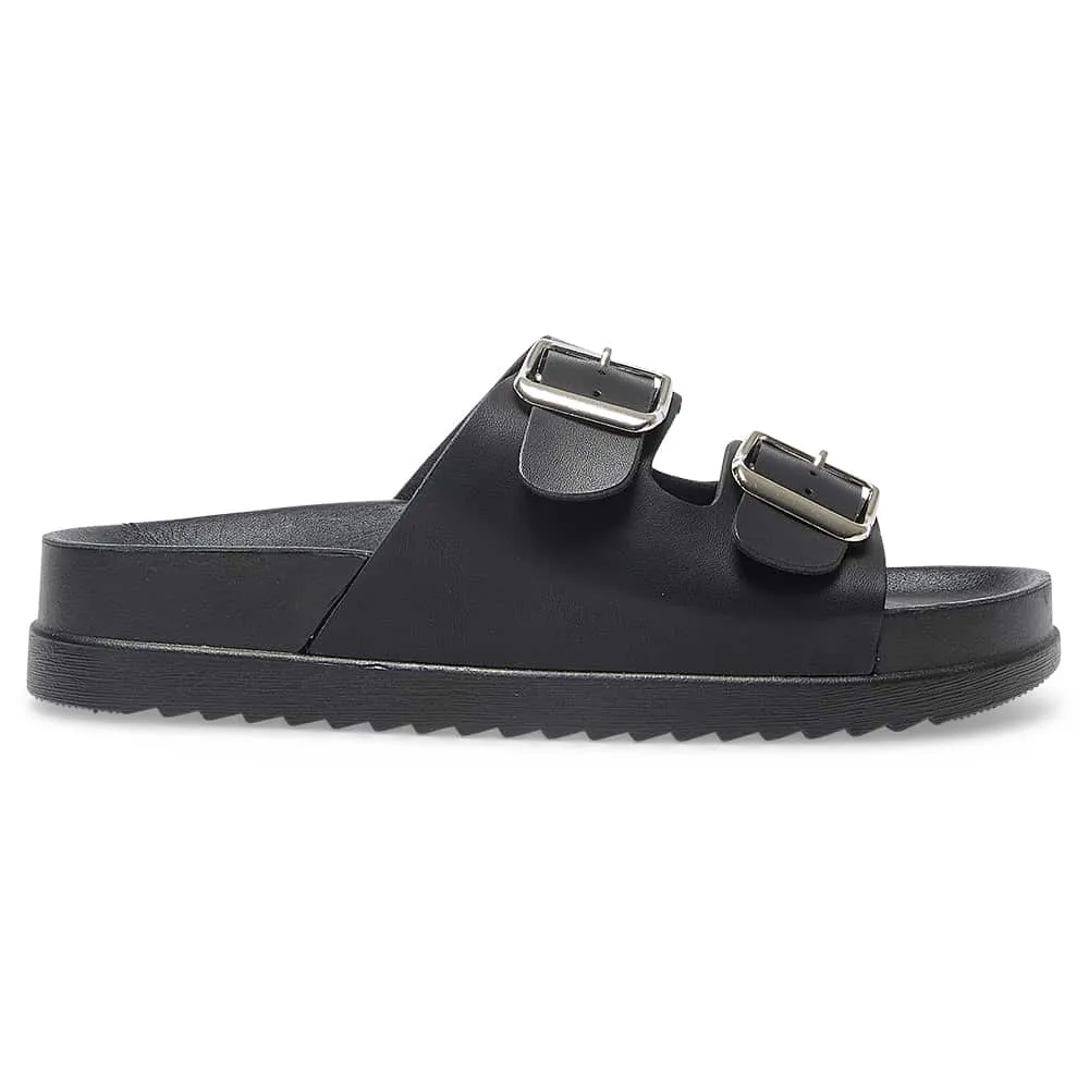 Essex Slide in Black Smooth