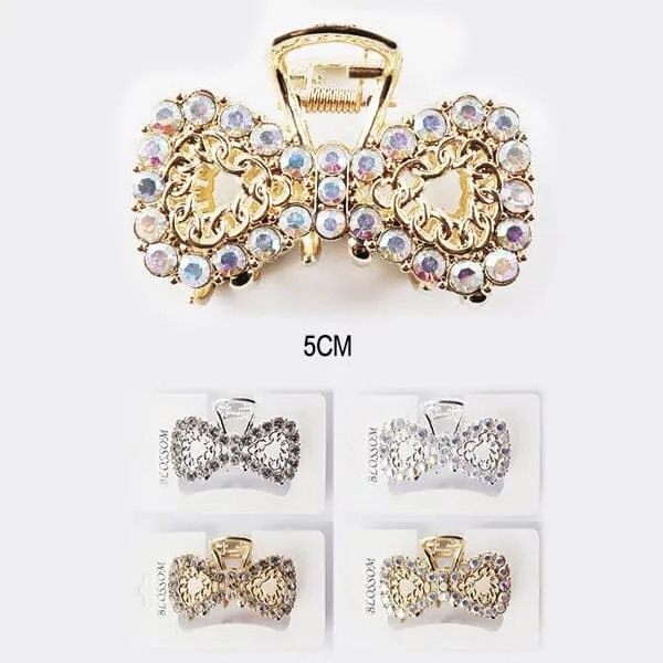 Fashion Rhinestone Hair Jaw Clip 931 (12 units)