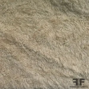 Faux Shaved Lamb Fur - Beige