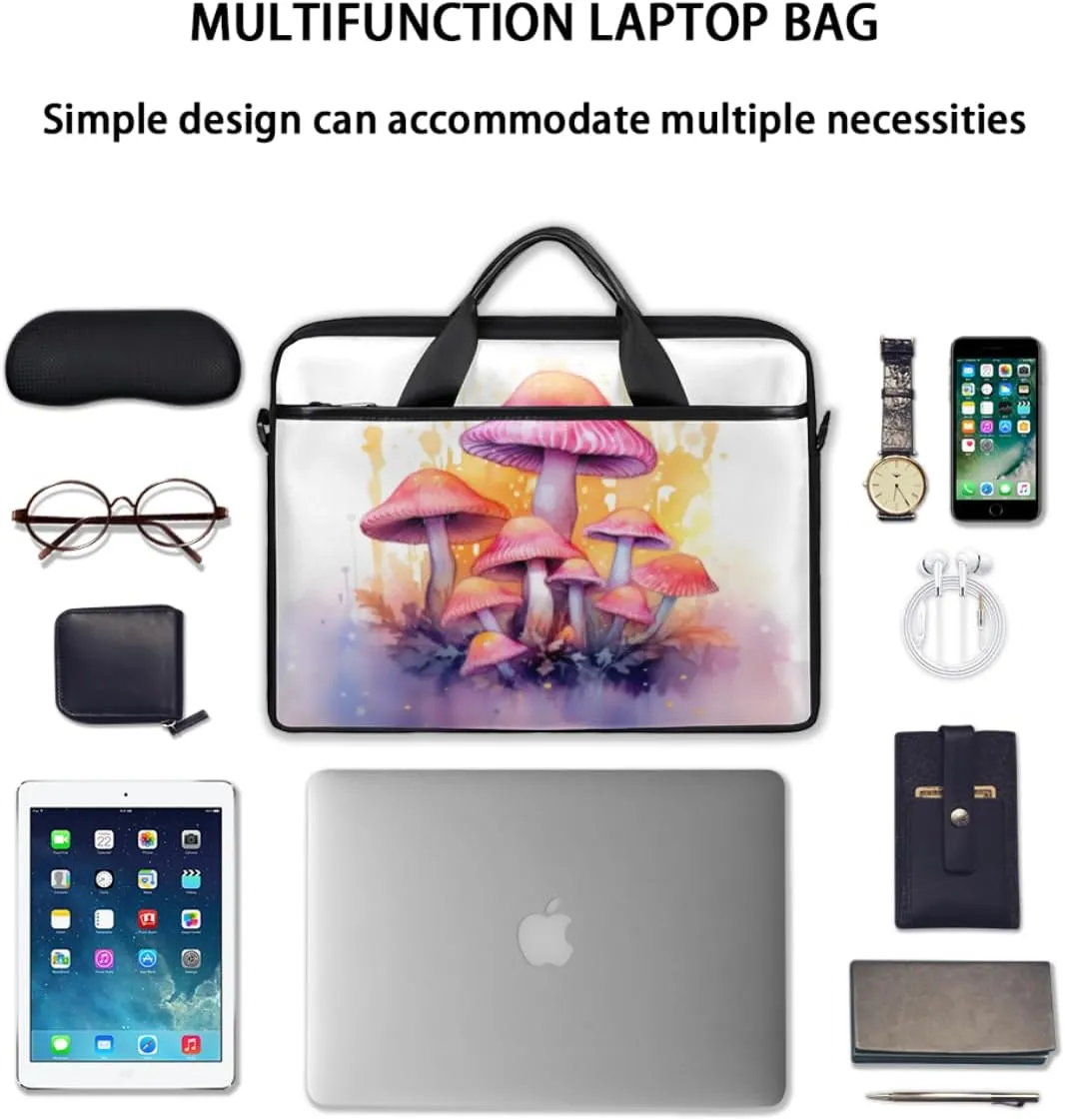 Fun Color Theme Laptop Shoulder Bag for Tablet Computer Notebook Sleeve Messenger Carrying Case Briefcase Tote