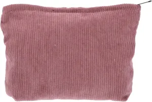 Fun Makeup Bag Corduroy Big Travel Pouch for Women Toiletry Case Pencil Pouch and Lipstick Holder