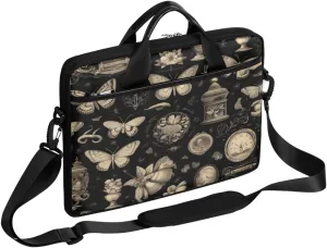Fun Mushroom Pattern Laptop Shoulder Bag for Tablet Computer Notebook Sleeve Messenger Carrying Case Briefcase Tote